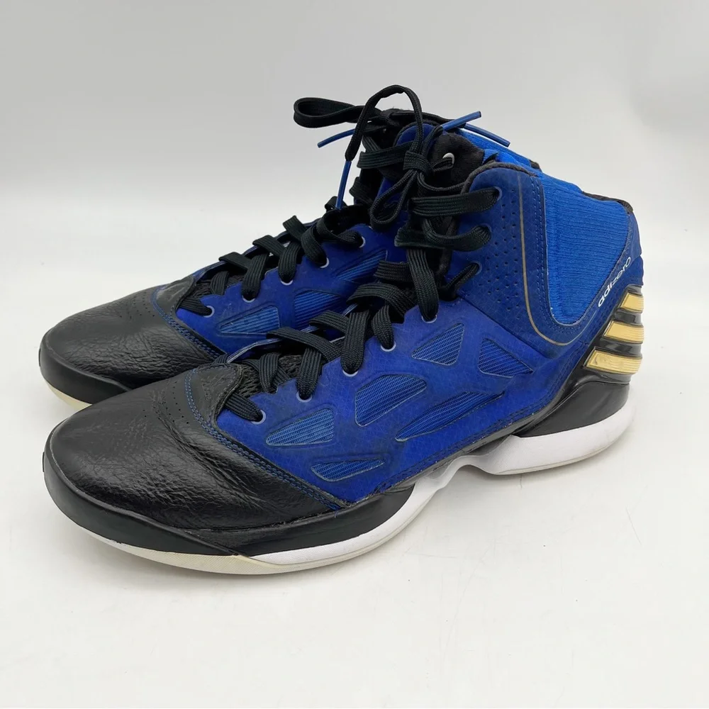 Adidas Derrick Rose- adizero Blue basketball shoes. Size 12 - Picture 3 of 11